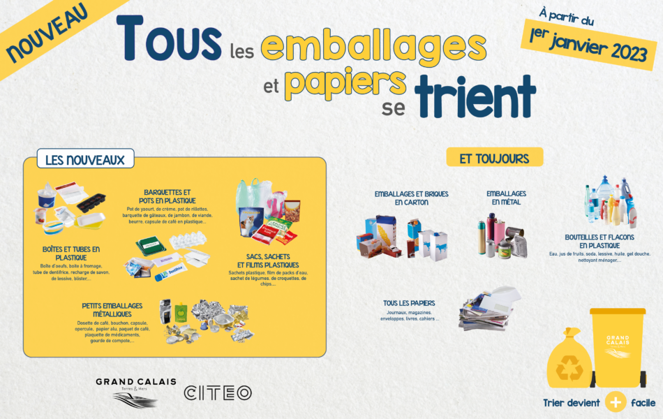 Du nouveau en matière de tri dès 2023