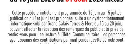 PCAET : Avis de prolongation