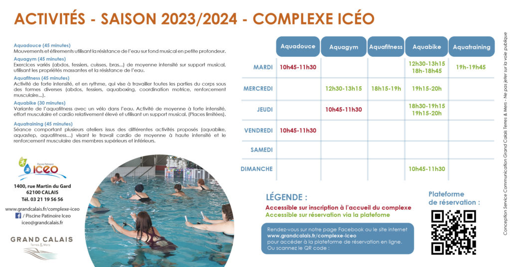 Activités & apprentissage Iceo - Rentrée 2023