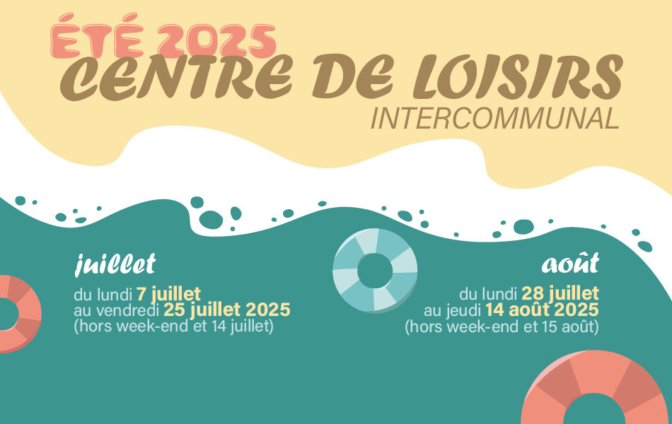Inscription dès 3 ans pour le centre de loisirs jusqu’au 10/06 !