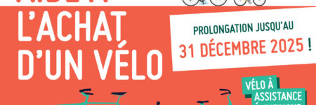 L’aide à l’achat d’un vélo est prolongé jusque fin 2025 !