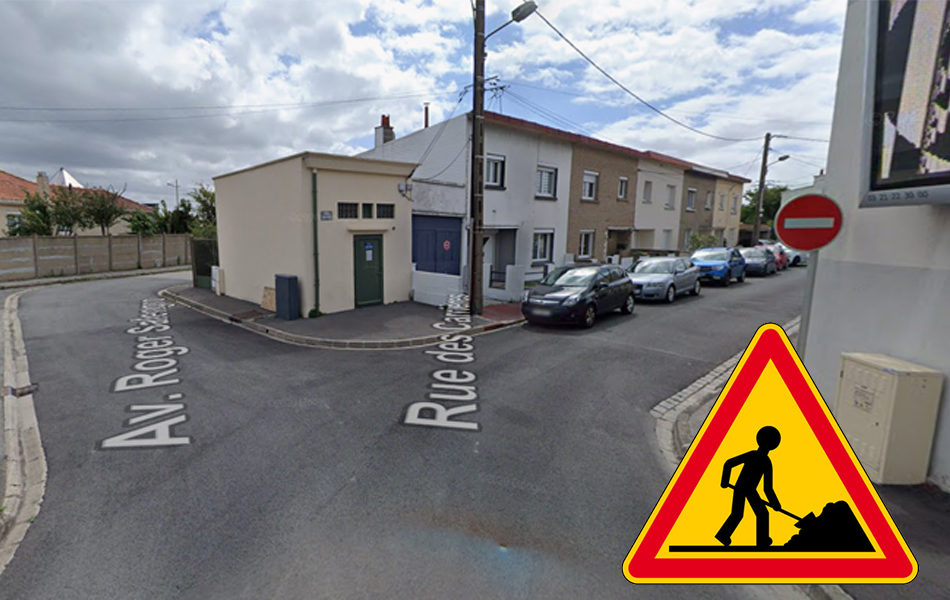 Travaux d’assainissement à Calais
